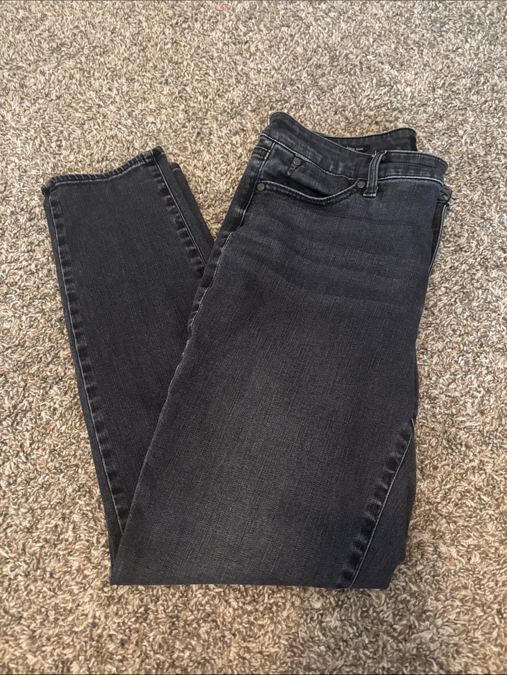 Talbots Straight-Leg Black Jeans